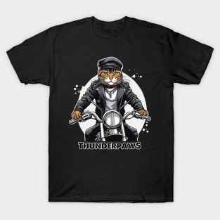 Thunderpaws Biker Cat T-Shirt